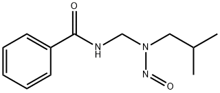 Benzamide, N-(((2-methylpropyl)nitrosoamino)methyl)- Structure