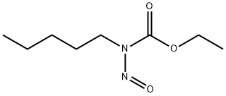 N-amyl-N-nitrosourethane Struktur