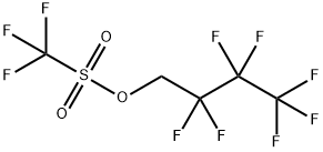 1H,1H-HEPTAFLUOROBUTYL TRIFLATE, 6401-01-0, 结构式