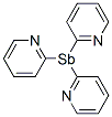 Tri-2-pyridinylstibine Structure