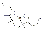 ジクロロビス(7-メチルオクチル)スタンナン 化学構造式