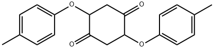 2,5-Di(p-tolyloxy)-1,4-cyclohexanedione Structure