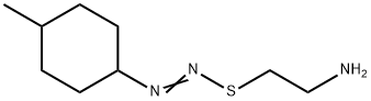 2-[[(4-Methylcyclohexyl)azo]thio]ethanamine Structure
