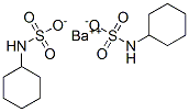 Bis(N-cyclohexylsulfamic acid)barium salt Structure