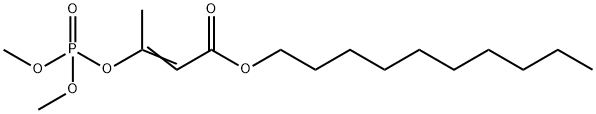 3-(ジメトキシホスフィニルオキシ)-2-ブテン酸デシル 化学構造式