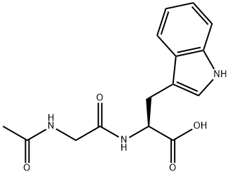 AC-GLY-TRP-OH Structure