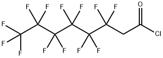3,3,4,4,5,5,6,6,7,7,8,8,8-トリデカフルオロオクタン酸クロリド 化学構造式