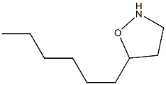 (+)-5-Hexylisoxazolidine Struktur