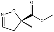 (R)-4,5-Dihydro-5-methyl-5-isoxazolecarboxylic acid methyl ester Structure