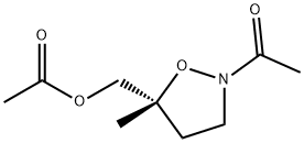(5R)-2-Acetyl-5-methyl-5-isoxazolidinemethanol acetate Structure