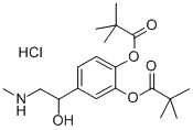 Dipivefrin hydrochloride Structure