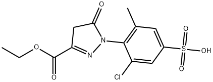 6402-00-2 1-(2-chloro-4-sulfo-6-methylphenyl)-5-pyrazolone-3-carboxylic acid ethyl ester
