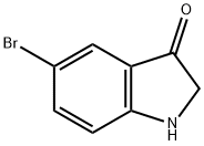 5-溴吲哚啉-3-酮, 6402-02-4, 结构式