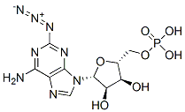 2-azidoadenosine 5'-monophosphate Structure