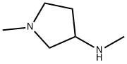 N,N'-ジメチル-3-アミノピロリジン 化学構造式