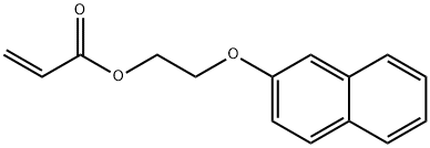 丙烯酸 2-(2-萘氧基)乙酯, 64022-15-7, 结构式