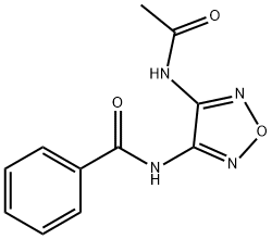 Benzamide, N-[4-(acetylamino)-1,2,5-oxadiazol-3-yl]- (9CI),640238-21-7,结构式
