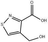 3-Isothiazolecarboxylic acid, 4-(hydroxymethyl)- (9CI) Struktur