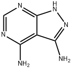 1H-Pyrazolo[3,4-d]pyrimidine-3,4-diamine (9CI) 结构式