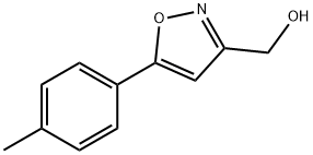 [5-(4-メチルフェニル)イソオキサゾール-3-イル]メタノール 化学構造式