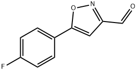 5-(4-氟苯基)异噁唑-3-甲醛,640292-06-4,结构式