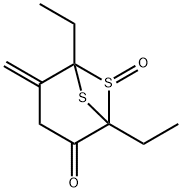 6,7-Dithiabicyclo[3.1.1]heptan-2-one,1,5-diethyl-4-methylene-,6-oxide(9CI)|