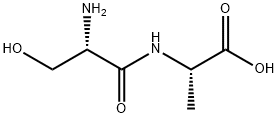 N-L-セリル-L-アラニン 化学構造式