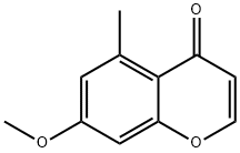 4H-1-Benzopyran-4-one, 7-Methoxy-5-Methyl- 化学構造式