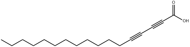 2,4-十七二炔酸, 64034-02-2, 结构式