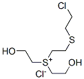 BIS(2-HYDROXYETHYL)-2-(2-CHLOROETHYLTHIO)ETHYLSULPHONIUMCHLORIDE Struktur