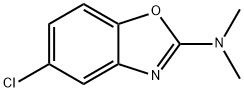 5-クロロ-N,N-ジメチル-2-ベンゾオキサゾールアミン 化学構造式