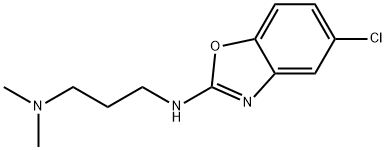 5-Chloro-N-[3-(dimethylamino)propyl]-2-benzoxazolamine Struktur