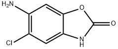 6-Amino-5-chlorobenzoxazol-2(3H)-one Struktur