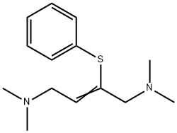 1,4-Bis(dimethylamino)-2-phenylthio-2-butene Structure