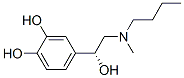 4-[(R)-2-(Butylmethylamino)-1-hydroxyethyl]-1,2-benzenediol Structure