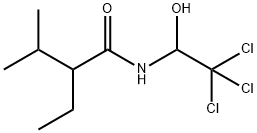 N-(1-Hydroxy-2,2,2-trichloroethyl)-2-isopropylbutyramide Struktur
