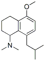 1,2,3,4-Tetrahydro-N,N-dimethyl-8-isobutyl-5-methoxy-1-naphthalenamine Struktur