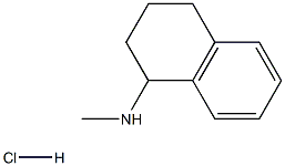 1,2,3,4-tetrahydro-n-methyl-1-naphthylaminhydrochloride Struktur