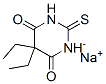5,5-diethyldihydro-2-thioxopyrimidine-4,6(1H,5H)-dione, monosodium salt Struktur