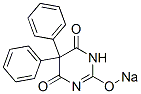 5,5-ジフェニル-2-ソジオオキシ-4,6(1H,5H)-ピリミジンジオン 化学構造式