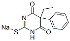 5-エチル-5-フェニル-2-ソジオチオ-4,6(1H,5H)-ピリミジジオン 化学構造式