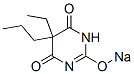 5-エチル-5-プロピル-2-ソジオオキシ-4,6(1H,5H)-ピリミジンジオン 化学構造式
