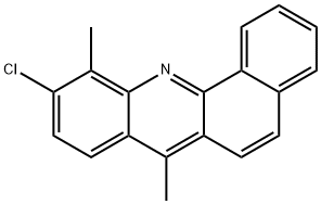 10-Chloro-7,11-dimethylbenz[c]acridine 结构式