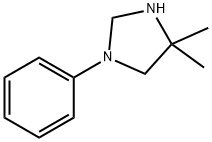 4,4-Dimethyl-1-phenylimidazolidine 结构式