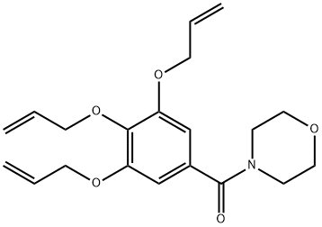 4-[3,4,5-Tris(allyloxy)benzoyl]morpholine Structure