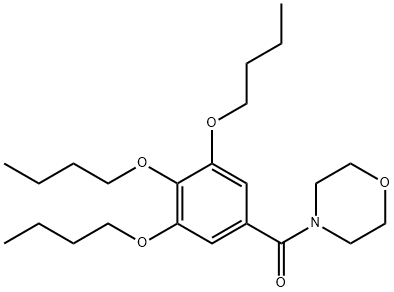 4-(3,4,5-Tributoxybenzoyl)morpholine 结构式