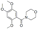 4-(2,4,5-Trimethoxybenzoyl)morpholine Structure