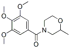 2-Methyl-4-(3,4,5-trimethoxybenzoyl)morpholine Struktur