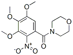 4-(2-Nitro-3,4,5-trimethoxybenzoyl)morpholine 结构式