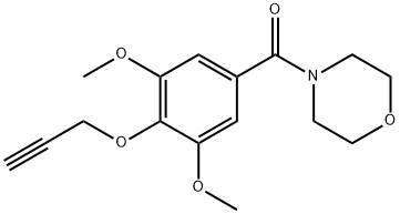 4-(4-Propargyloxy-3,5-dimethoxybenzoyl)morpholine Structure